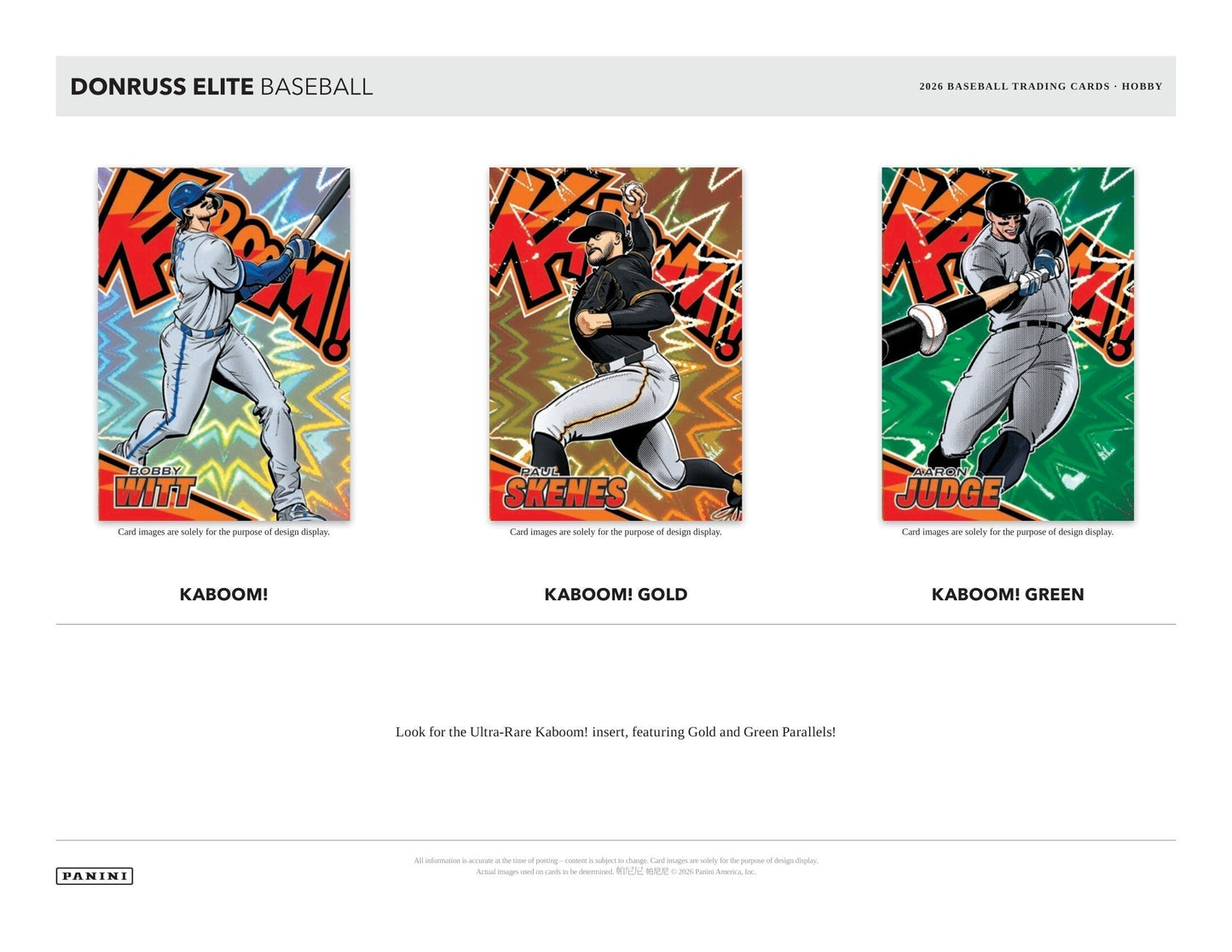 2026 Panini Donruss Elite Baseball Hobby Box
