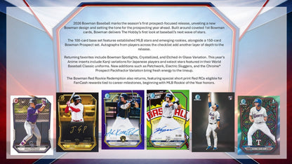 2026 Bowman Baseball Hobby Box