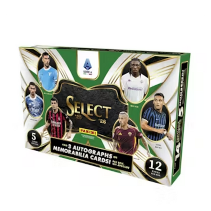 2025/26 Panini Select Serie A Soccer Hobby 12 Box Case