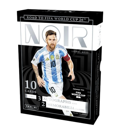 2025/26 Panini Noir Road to World Cup Soccer Hobby 3 Box Case